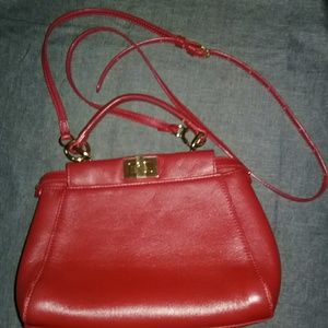 Women's FENDI Red Leather Purse